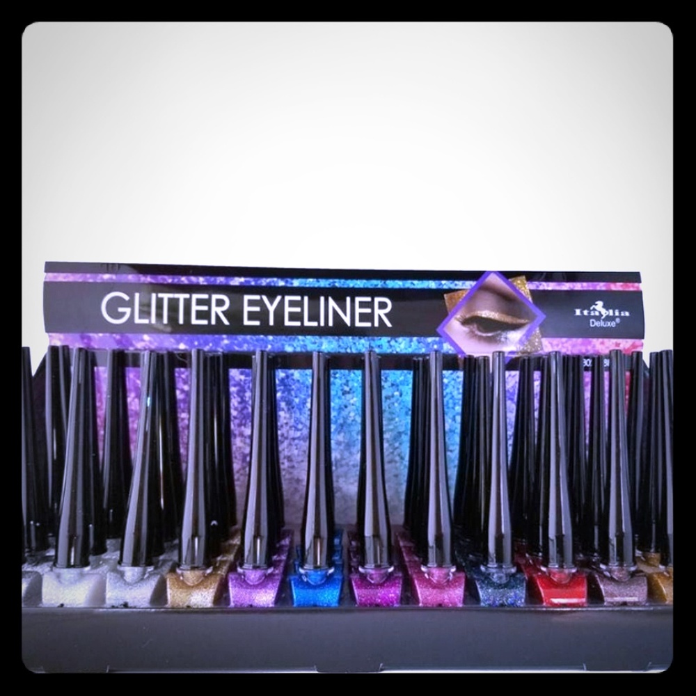 Deluxe Glitter eyeliners 12pc set.